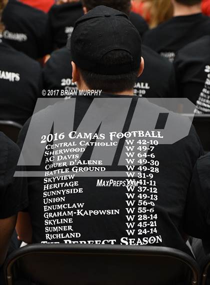 Thumbnail 2 in Camas Football (Tour of Champions) photogallery.