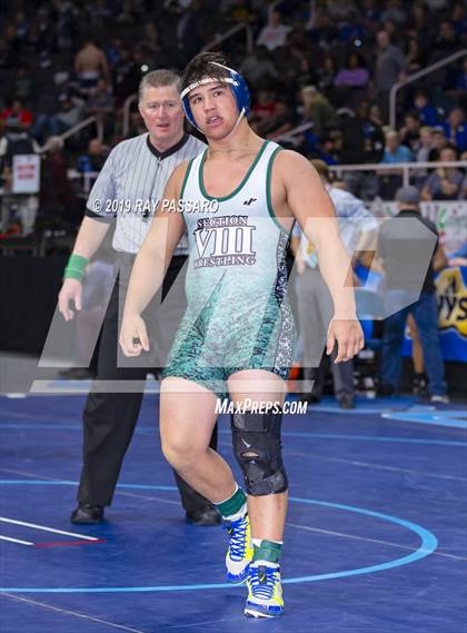 Thumbnail 3 in NYSPHSAA D1 Wrestling Championships (Semifinals - 182- 285 lbs) photogallery.