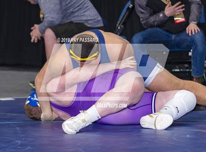 Thumbnail 2 in NYSPHSAA D1 Wrestling Championships (Semifinals - 182- 285 lbs) photogallery.