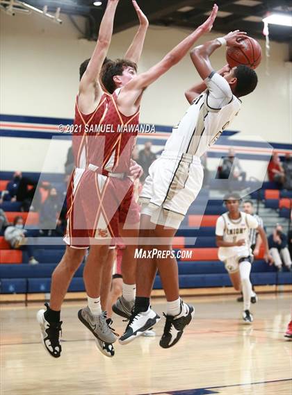 Thumbnail 3 in Knight vs La Canada (6th Annual West Valley Varsity Basketball Tip-off Classic) photogallery.
