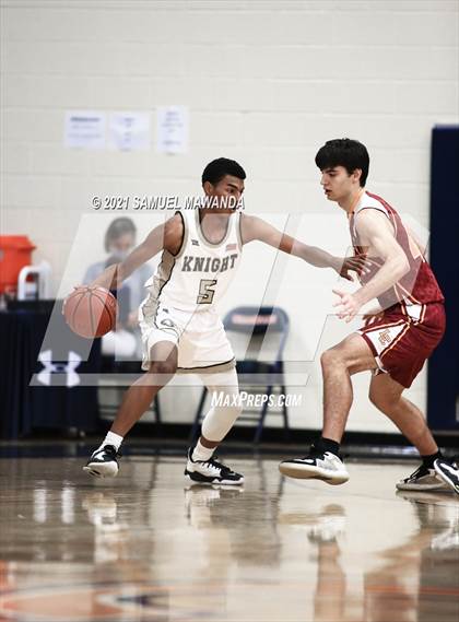 Thumbnail 3 in Knight vs La Canada (6th Annual West Valley Varsity Basketball Tip-off Classic) photogallery.