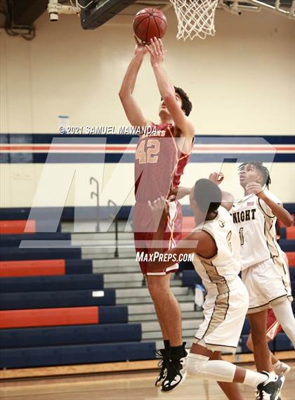 Thumbnail 3 in Knight vs La Canada (6th Annual West Valley Varsity Basketball Tip-off Classic) photogallery.