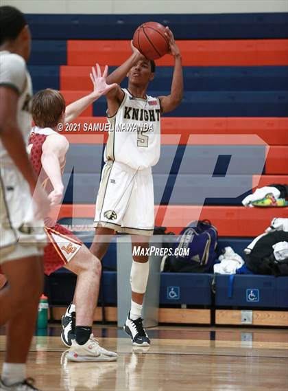 Thumbnail 3 in Knight vs La Canada (6th Annual West Valley Varsity Basketball Tip-off Classic) photogallery.