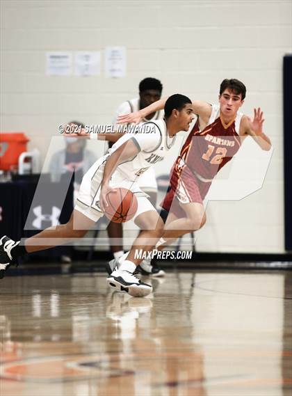 Thumbnail 3 in Knight vs La Canada (6th Annual West Valley Varsity Basketball Tip-off Classic) photogallery.