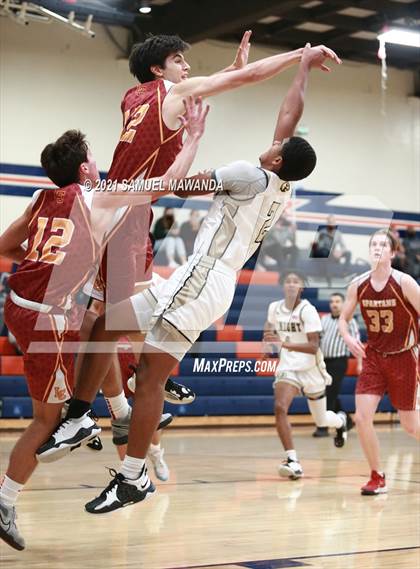 Thumbnail 2 in Knight vs La Canada (6th Annual West Valley Varsity Basketball Tip-off Classic) photogallery.