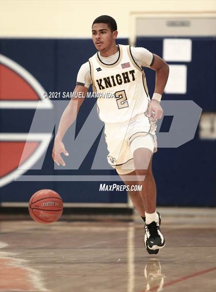 Thumbnail 2 in Knight vs La Canada (6th Annual West Valley Varsity Basketball Tip-off Classic) photogallery.