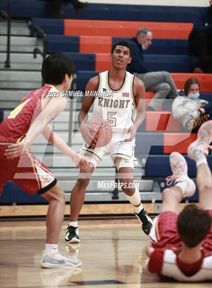 Thumbnail 3 in Knight vs La Canada (6th Annual West Valley Varsity Basketball Tip-off Classic) photogallery.