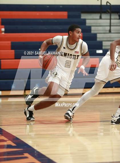 Thumbnail 1 in Knight vs La Canada (6th Annual West Valley Varsity Basketball Tip-off Classic) photogallery.