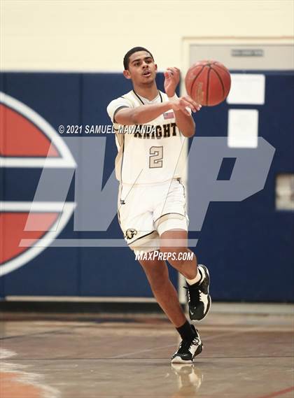 Thumbnail 2 in Knight vs La Canada (6th Annual West Valley Varsity Basketball Tip-off Classic) photogallery.