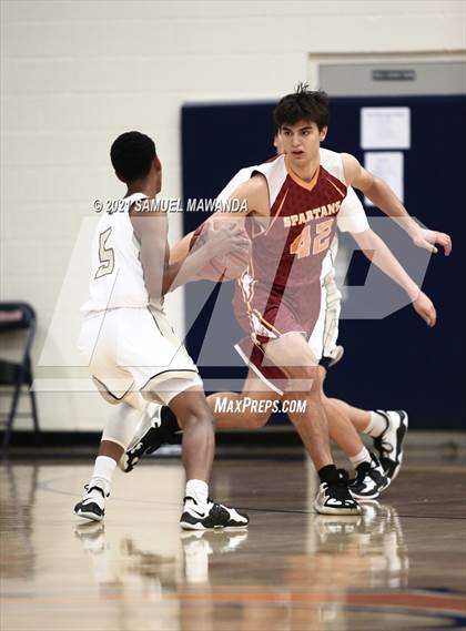 Thumbnail 1 in Knight vs La Canada (6th Annual West Valley Varsity Basketball Tip-off Classic) photogallery.