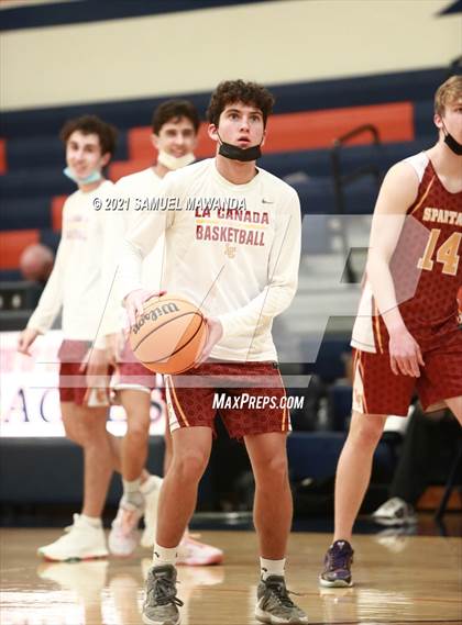 Thumbnail 3 in Knight vs La Canada (6th Annual West Valley Varsity Basketball Tip-off Classic) photogallery.
