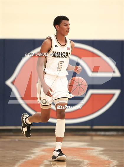 Thumbnail 1 in Knight vs La Canada (6th Annual West Valley Varsity Basketball Tip-off Classic) photogallery.