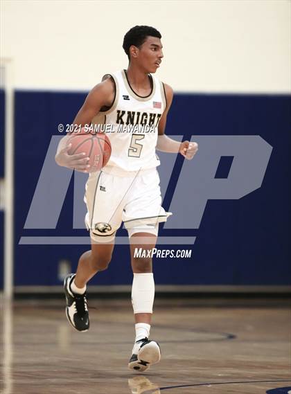 Thumbnail 3 in Knight vs La Canada (6th Annual West Valley Varsity Basketball Tip-off Classic) photogallery.