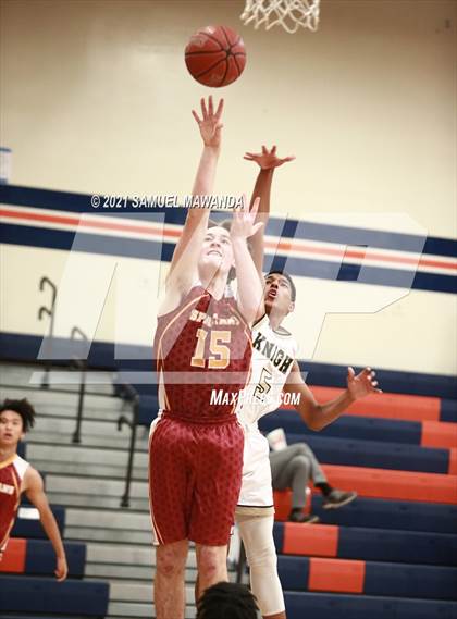 Thumbnail 3 in Knight vs La Canada (6th Annual West Valley Varsity Basketball Tip-off Classic) photogallery.