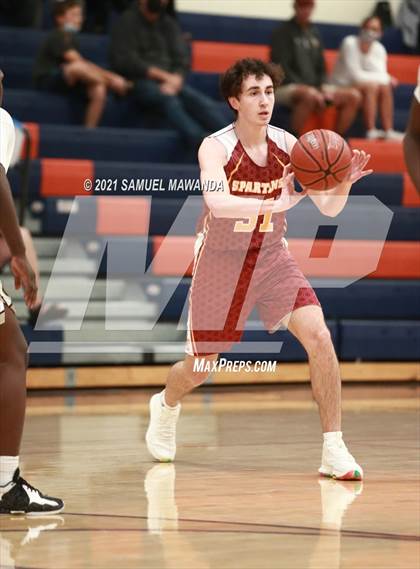 Thumbnail 2 in Knight vs La Canada (6th Annual West Valley Varsity Basketball Tip-off Classic) photogallery.