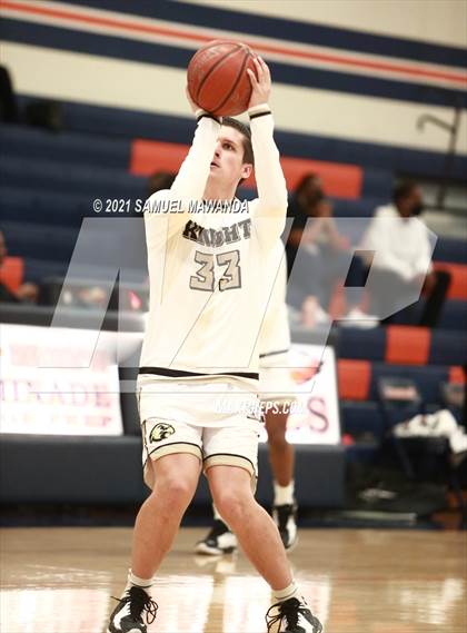 Thumbnail 2 in Knight vs La Canada (6th Annual West Valley Varsity Basketball Tip-off Classic) photogallery.