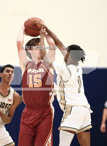 Thumbnail 3 in Knight vs La Canada (6th Annual West Valley Varsity Basketball Tip-off Classic) photogallery.