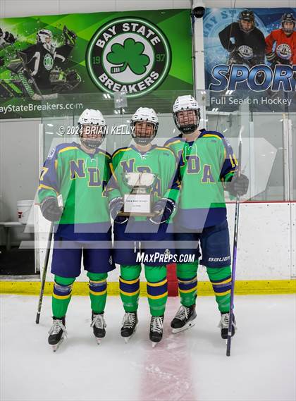 Thumbnail 1 in Notre Dame Academy vs Braintree (Lee & Mike Tenny Cup Final) photogallery.