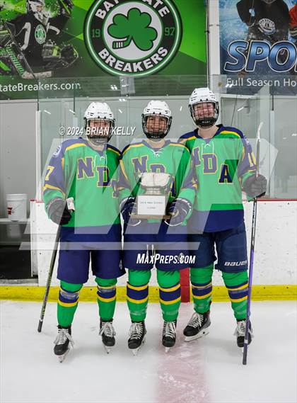 Thumbnail 2 in Notre Dame Academy vs Braintree (Lee & Mike Tenny Cup Final) photogallery.
