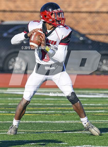 Thumbnail 3 in Patchogue-Medford @ William Floyd (Class A Semifinal) photogallery.