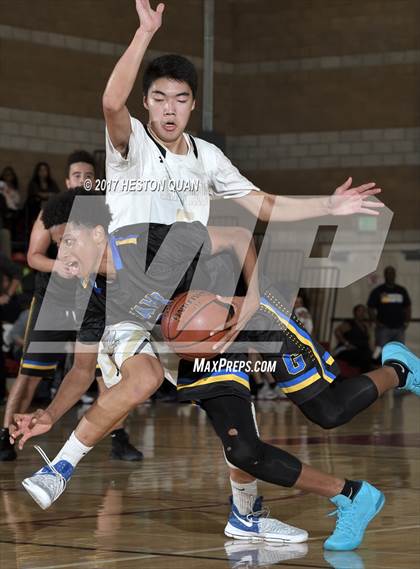 Thumbnail 1 in Oak Park vs. Gahr (Ryse Williams/Pac Shores Tournament) photogallery.
