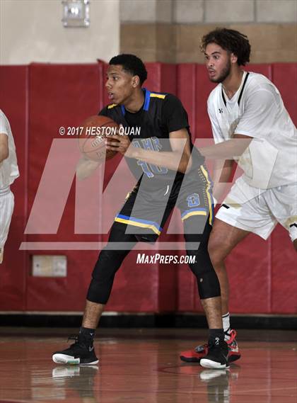 Thumbnail 1 in Oak Park vs. Gahr (Ryse Williams/Pac Shores Tournament) photogallery.