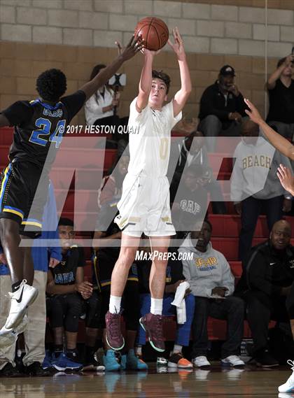 Thumbnail 2 in Oak Park vs. Gahr (Ryse Williams/Pac Shores Tournament) photogallery.