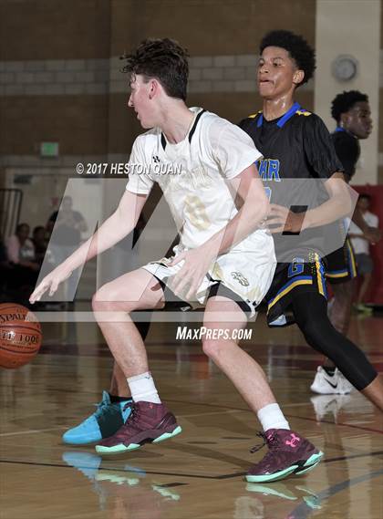 Thumbnail 1 in Oak Park vs. Gahr (Ryse Williams/Pac Shores Tournament) photogallery.