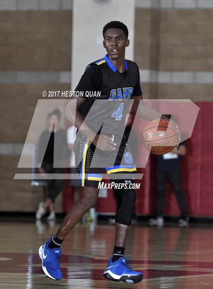 Thumbnail 3 in Oak Park vs. Gahr (Ryse Williams/Pac Shores Tournament) photogallery.