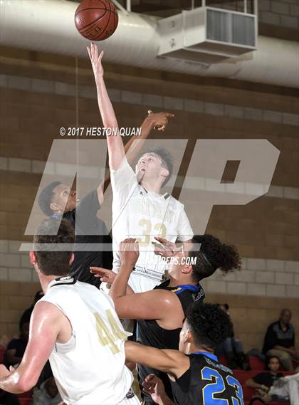 Thumbnail 1 in Oak Park vs. Gahr (Ryse Williams/Pac Shores Tournament) photogallery.
