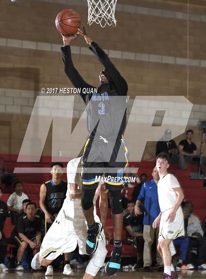 Thumbnail 2 in Oak Park vs. Gahr (Ryse Williams/Pac Shores Tournament) photogallery.