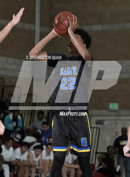 Thumbnail 2 in Oak Park vs. Gahr (Ryse Williams/Pac Shores Tournament) photogallery.