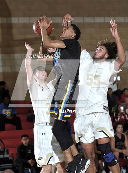 Thumbnail 3 in Oak Park vs. Gahr (Ryse Williams/Pac Shores Tournament) photogallery.
