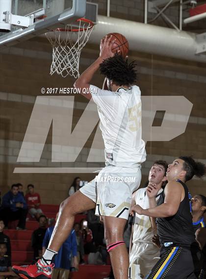 Thumbnail 2 in Oak Park vs. Gahr (Ryse Williams/Pac Shores Tournament) photogallery.