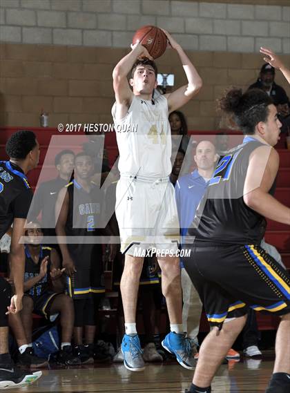Thumbnail 2 in Oak Park vs. Gahr (Ryse Williams/Pac Shores Tournament) photogallery.