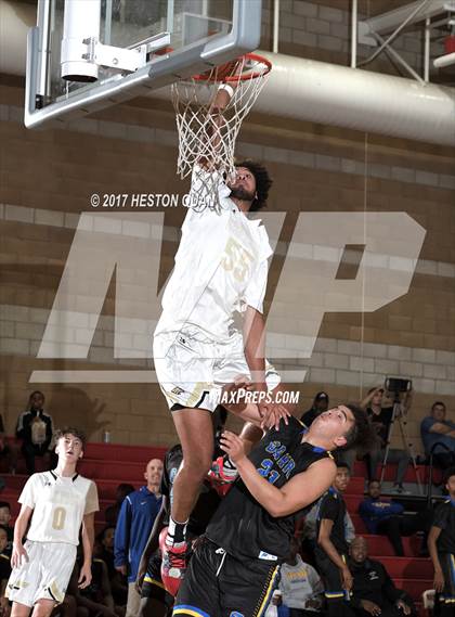 Thumbnail 1 in Oak Park vs. Gahr (Ryse Williams/Pac Shores Tournament) photogallery.