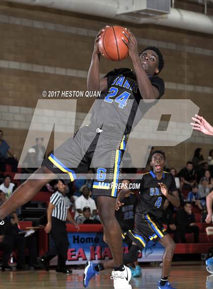 Thumbnail 3 in Oak Park vs. Gahr (Ryse Williams/Pac Shores Tournament) photogallery.