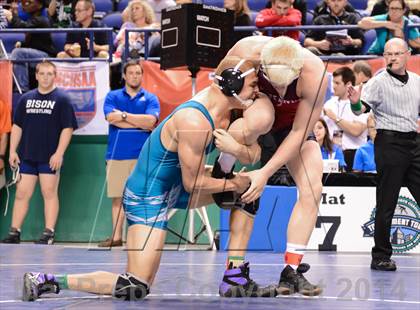 Thumbnail 1 in NCHSAA Individual Wrestling 4A Semifinals photogallery.