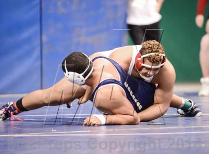 Thumbnail 2 in NCHSAA Individual Wrestling 4A Semifinals photogallery.