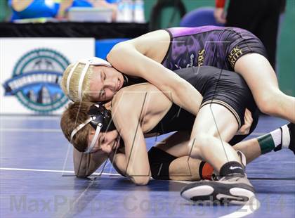 Thumbnail 1 in NCHSAA Individual Wrestling 4A Semifinals photogallery.