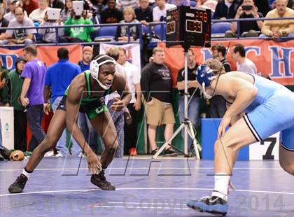 Thumbnail 1 in NCHSAA Individual Wrestling 4A Semifinals photogallery.