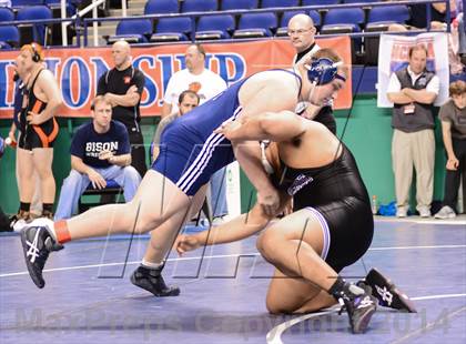 Thumbnail 2 in NCHSAA Individual Wrestling 4A Semifinals photogallery.