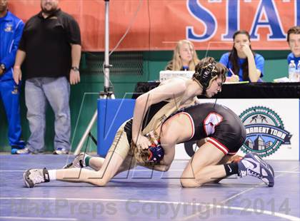 Thumbnail 1 in NCHSAA Individual Wrestling 4A Semifinals photogallery.
