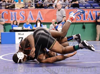 Thumbnail 3 in NCHSAA Individual Wrestling 4A Semifinals photogallery.