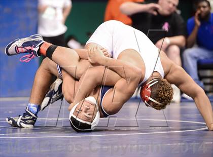 Thumbnail 1 in NCHSAA Individual Wrestling 4A Semifinals photogallery.