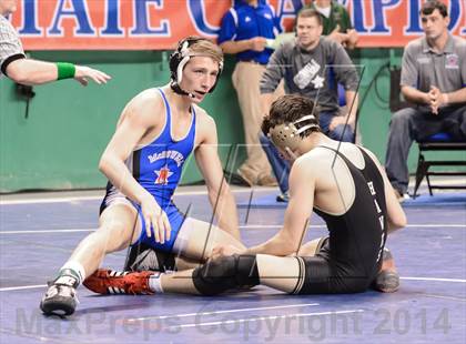 Thumbnail 1 in NCHSAA Individual Wrestling 4A Semifinals photogallery.