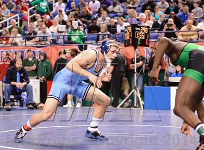 Thumbnail 2 in NCHSAA Individual Wrestling 4A Semifinals photogallery.