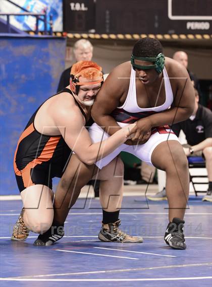 Thumbnail 1 in NCHSAA Individual Wrestling 4A Semifinals photogallery.