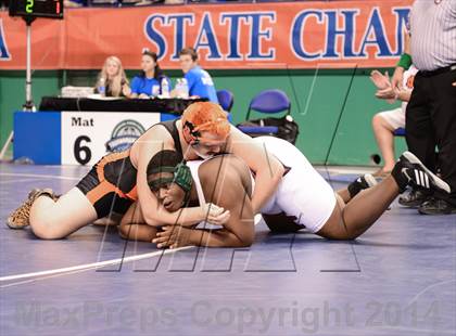 Thumbnail 3 in NCHSAA Individual Wrestling 4A Semifinals photogallery.