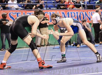 Thumbnail 2 in NCHSAA Individual Wrestling 4A Semifinals photogallery.